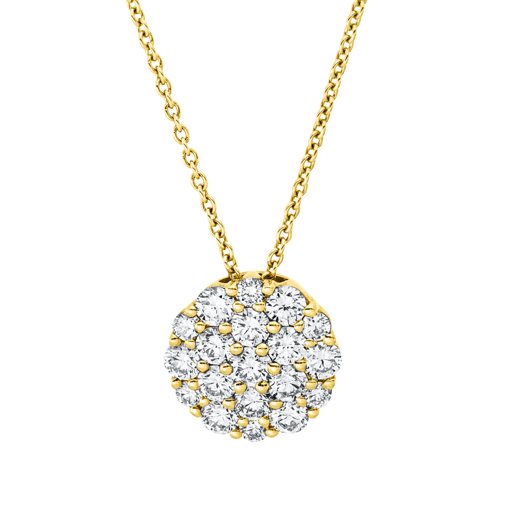 Brogle Classic necklace with diamond pendant Brogle Classic necklace with diamond pendant