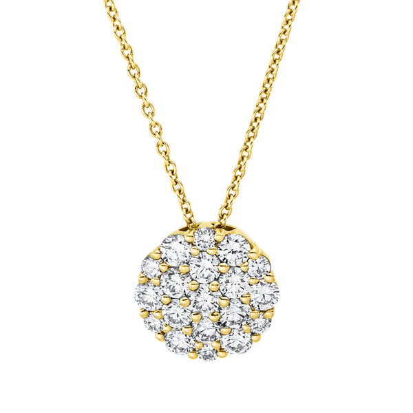 Brogle Classic necklace with diamond pendant Brogle Classic necklace with diamond pendant