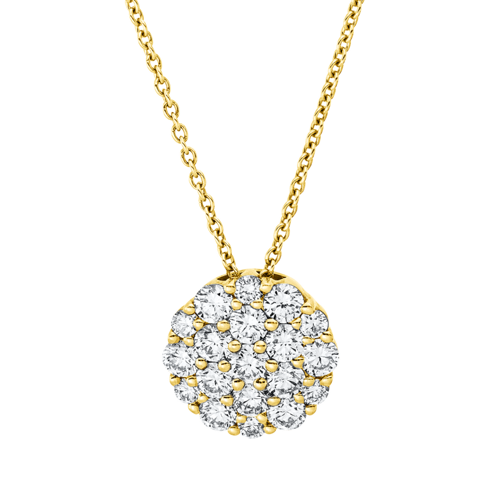 Brogle Classic necklace with diamond pendant Brogle Classic necklace with diamond pendant