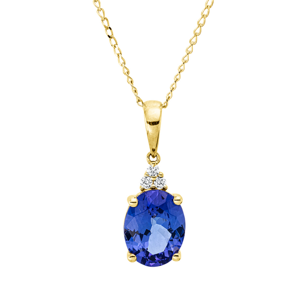 Brogle Classic necklace with tanzanite pendant