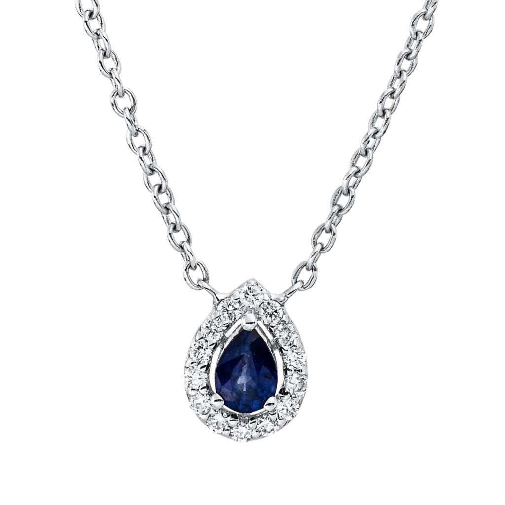 Brogle Classic necklace with sapphire pendant
