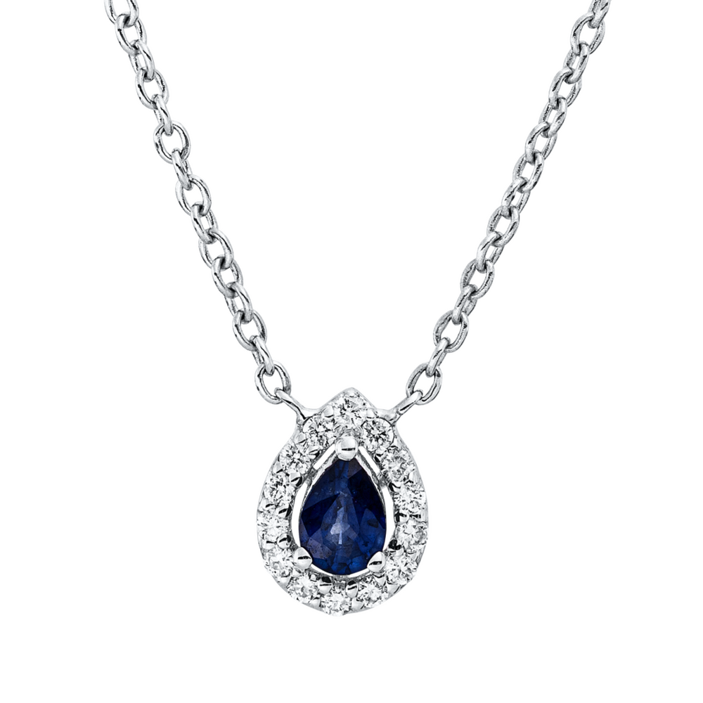 Brogle Classic necklace with sapphire pendant