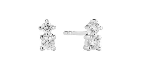 SIF Jakobs Lucente Due stud earrings