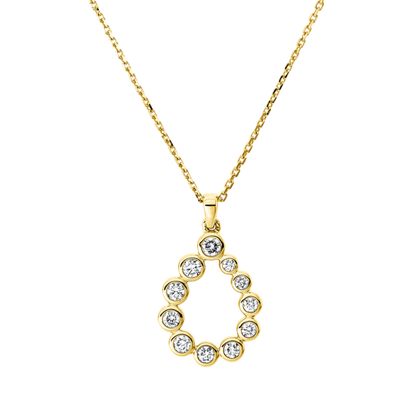 Brogle Classic necklace with diamond pendant Brogle Classic necklace with diamond pendant