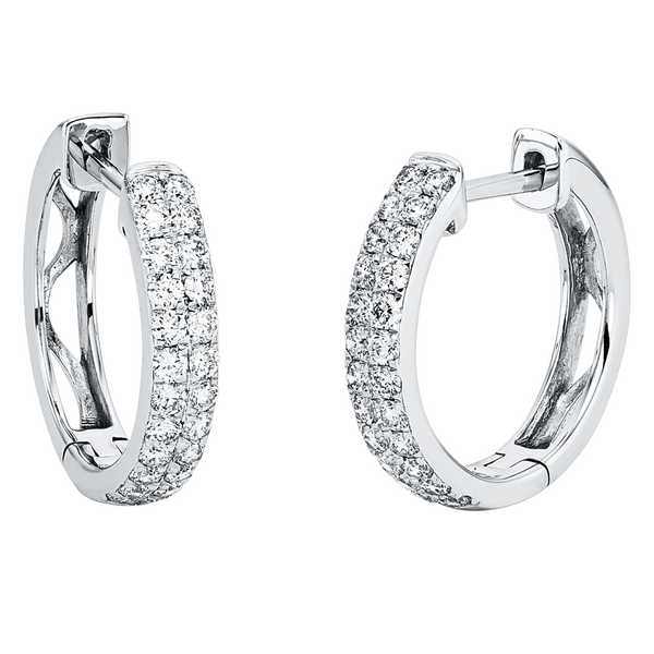 Brogle Selection Eternity diamond hoop earrings