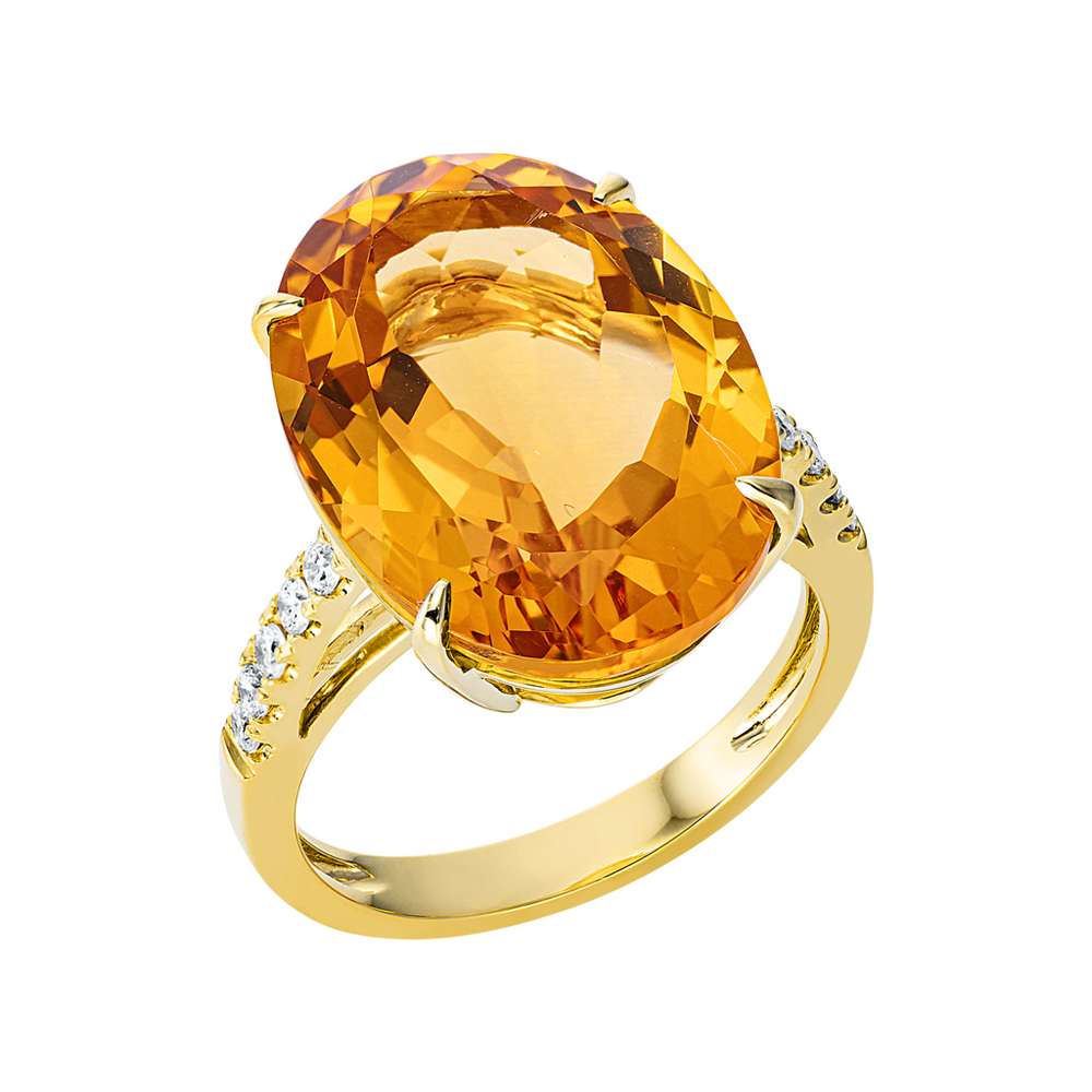 Brogle Selection Felicity citrine ring