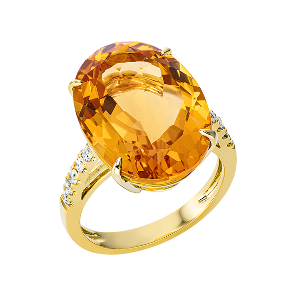 Brogle Selection Felicity citrine ring