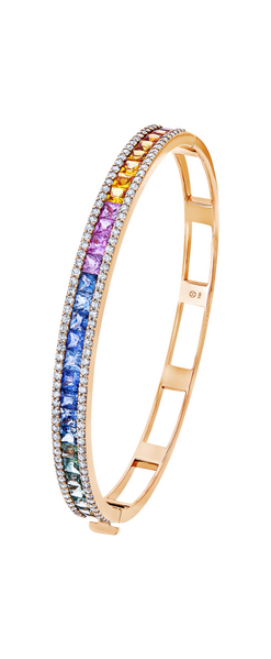 Brogle Selection sapphire bangle Rainbow Brogle Selection sapphire bangle Rainbow