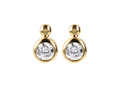 Bronzallure Golden stud earrings