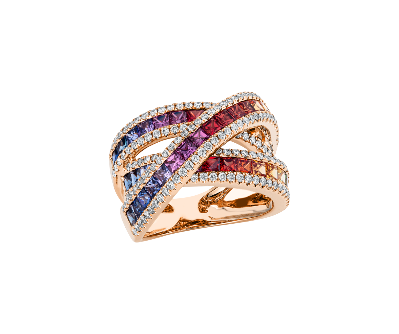 Brogle Selection sapphire ring Rainbow Brogle Selection sapphire ring Rainbow