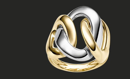 ks brogle gold bicolor ringe