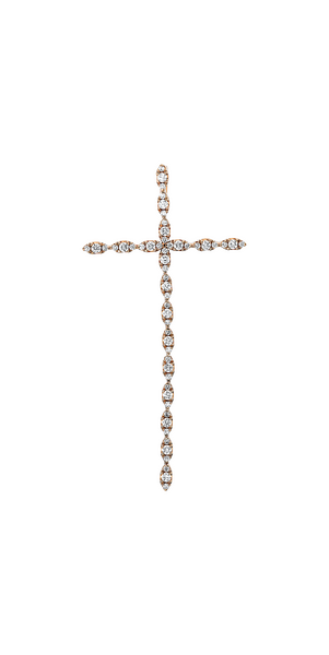 Brogle Selection Kreuzanhänger mit Diamanten Brogle Selection Kreuzanhänger mit Diamanten