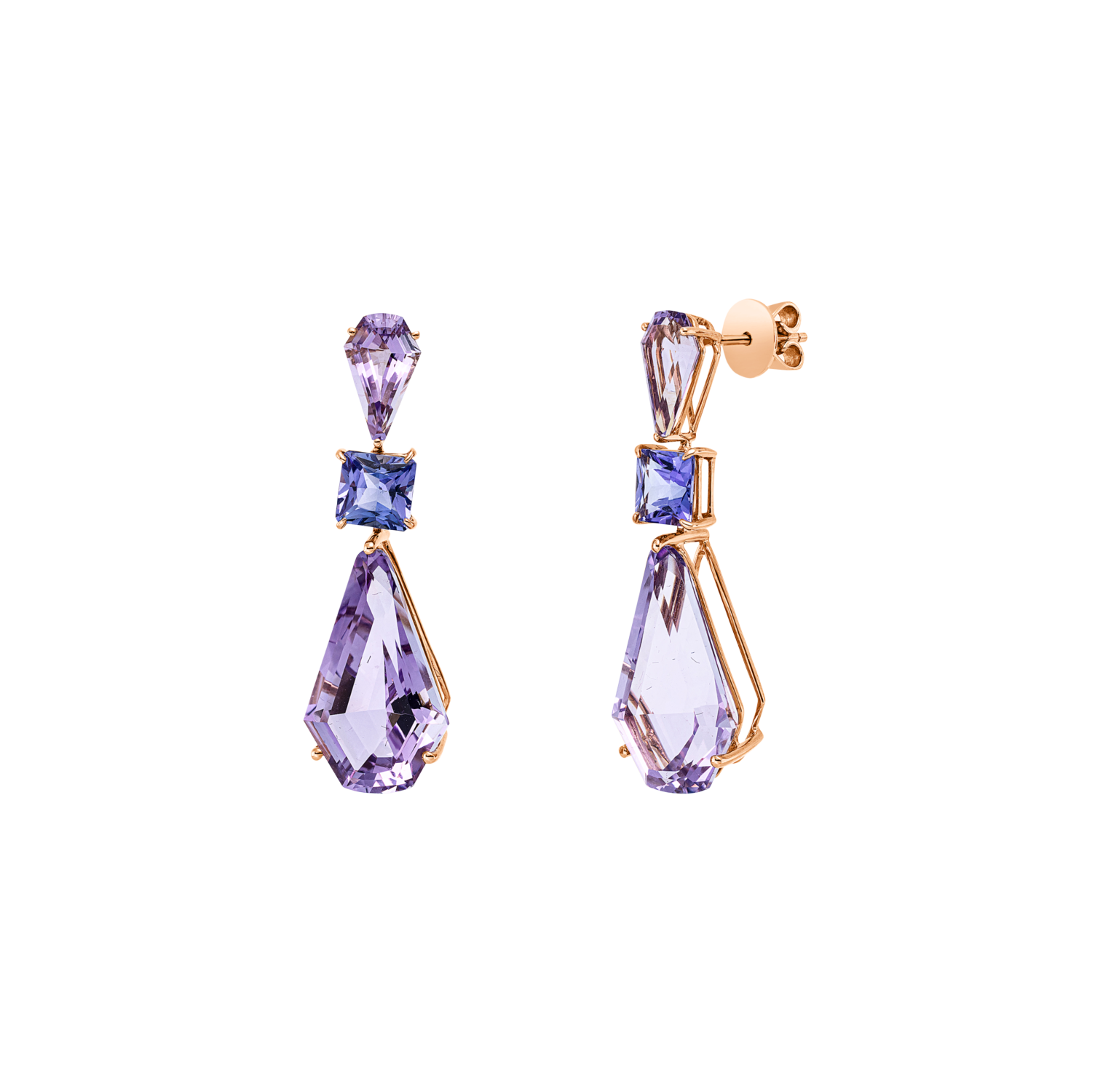 Brogle Classic colored stone earrings Brogle Classic colored stone earrings