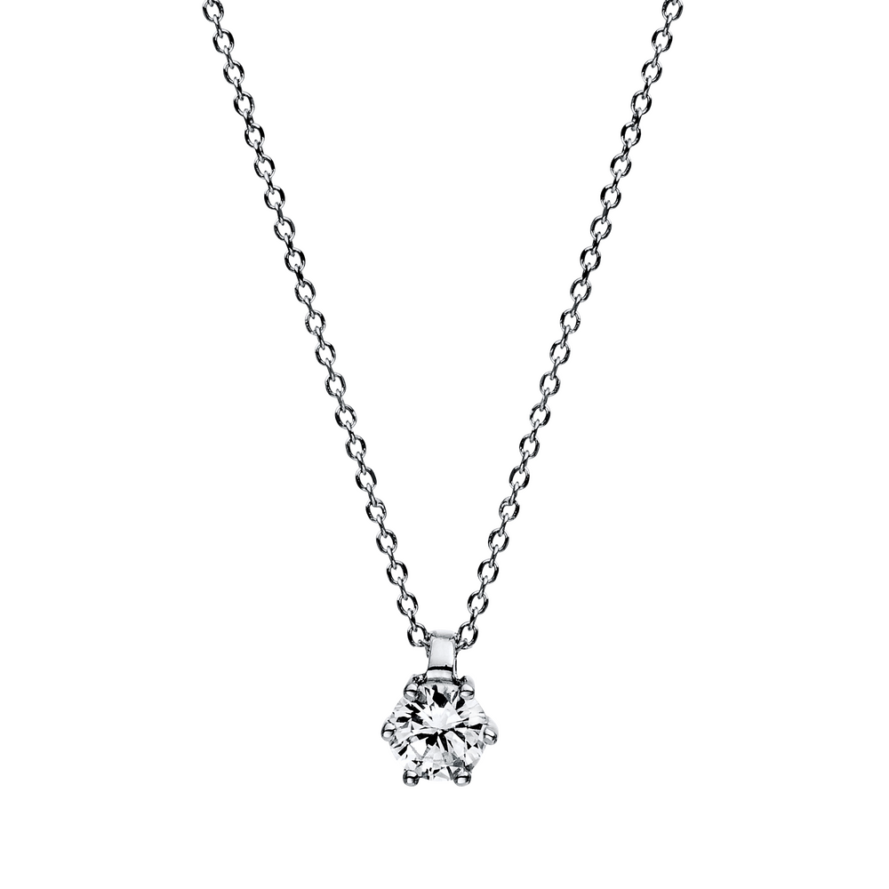 Brogle Selection solitaire necklace Marie up to 0.25 carat