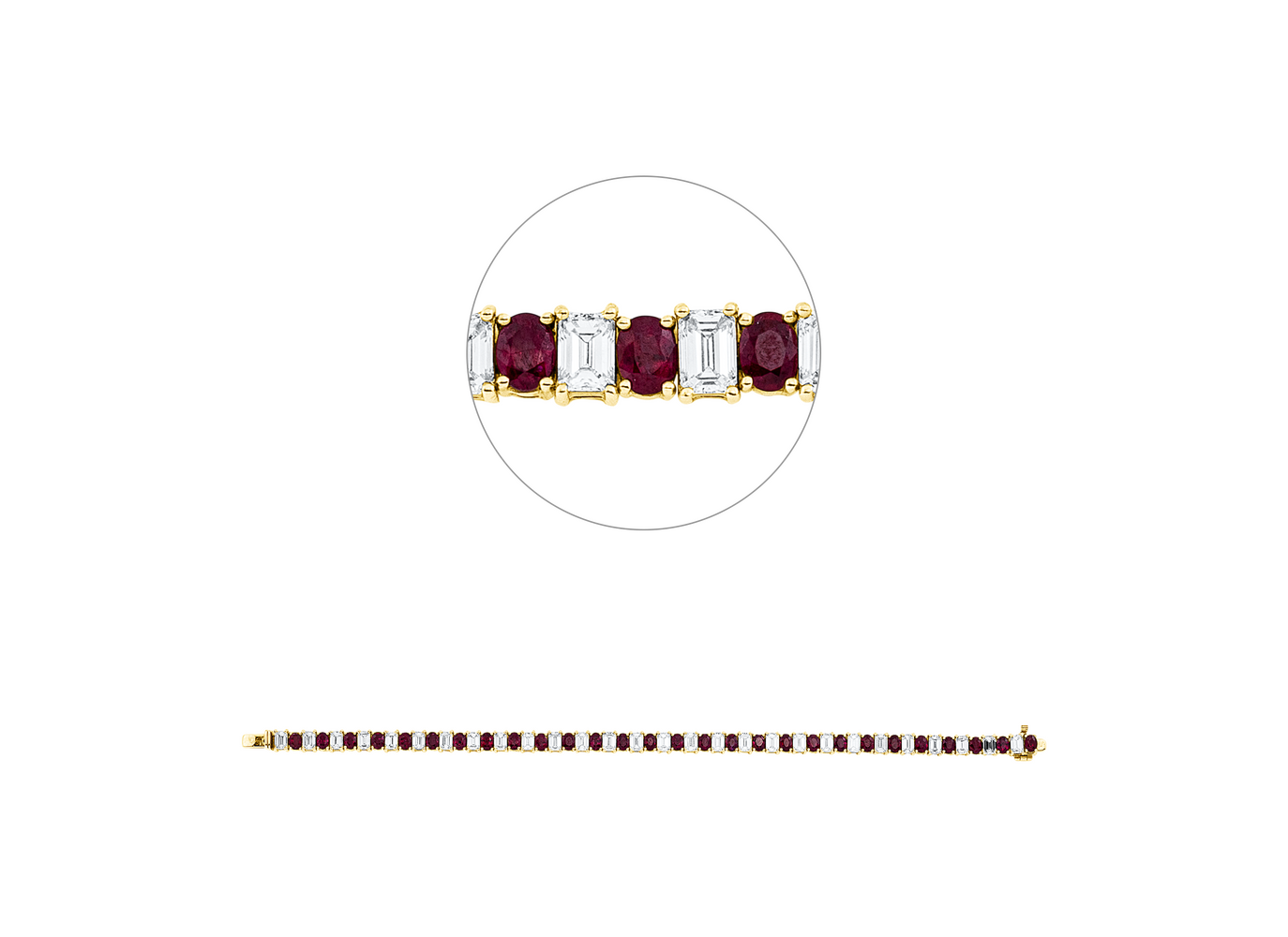 Brogle Selection Rubinarmband