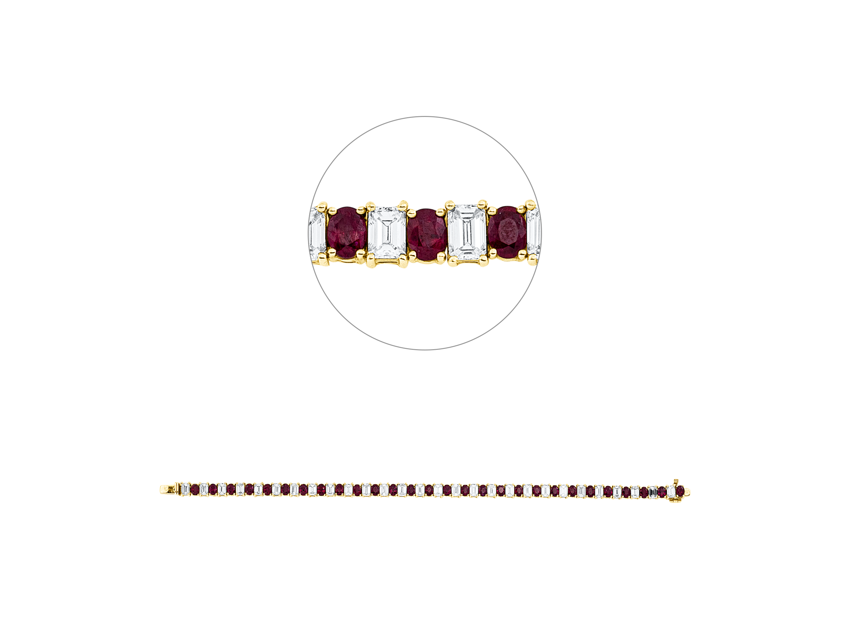 Brogle Selection Rubinarmband Brogle Selection Rubinarmband