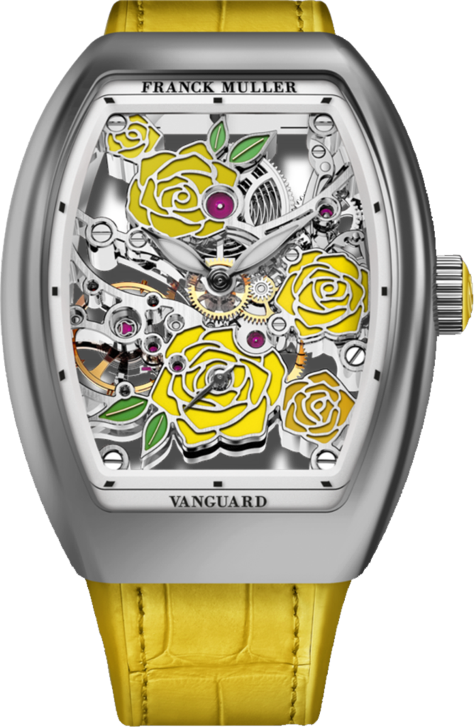 Franck Muller Vanguard Rose Skeleton 42.3 x 32mm Franck Muller Vanguard Rose Skeleton 42.3 x 32mm