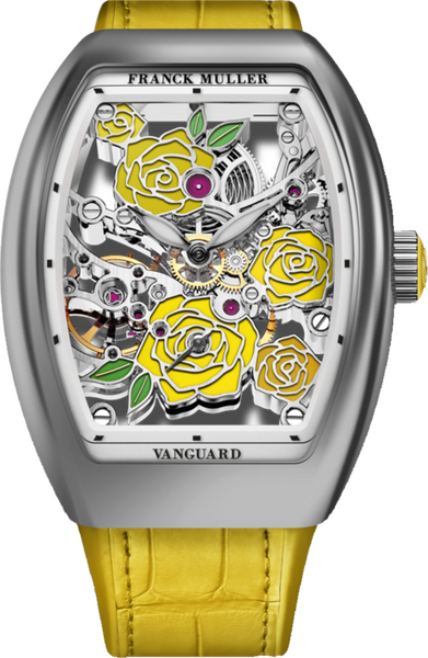 Franck Muller Vanguard Rose Skeleton 42.3 x 32mm Franck Muller Vanguard Rose Skeleton 42.3 x 32mm