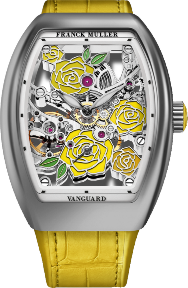 Franck Muller Vanguard Rose Skeleton 42.3 x 32mm Franck Muller Vanguard Rose Skeleton 42.3 x 32mm