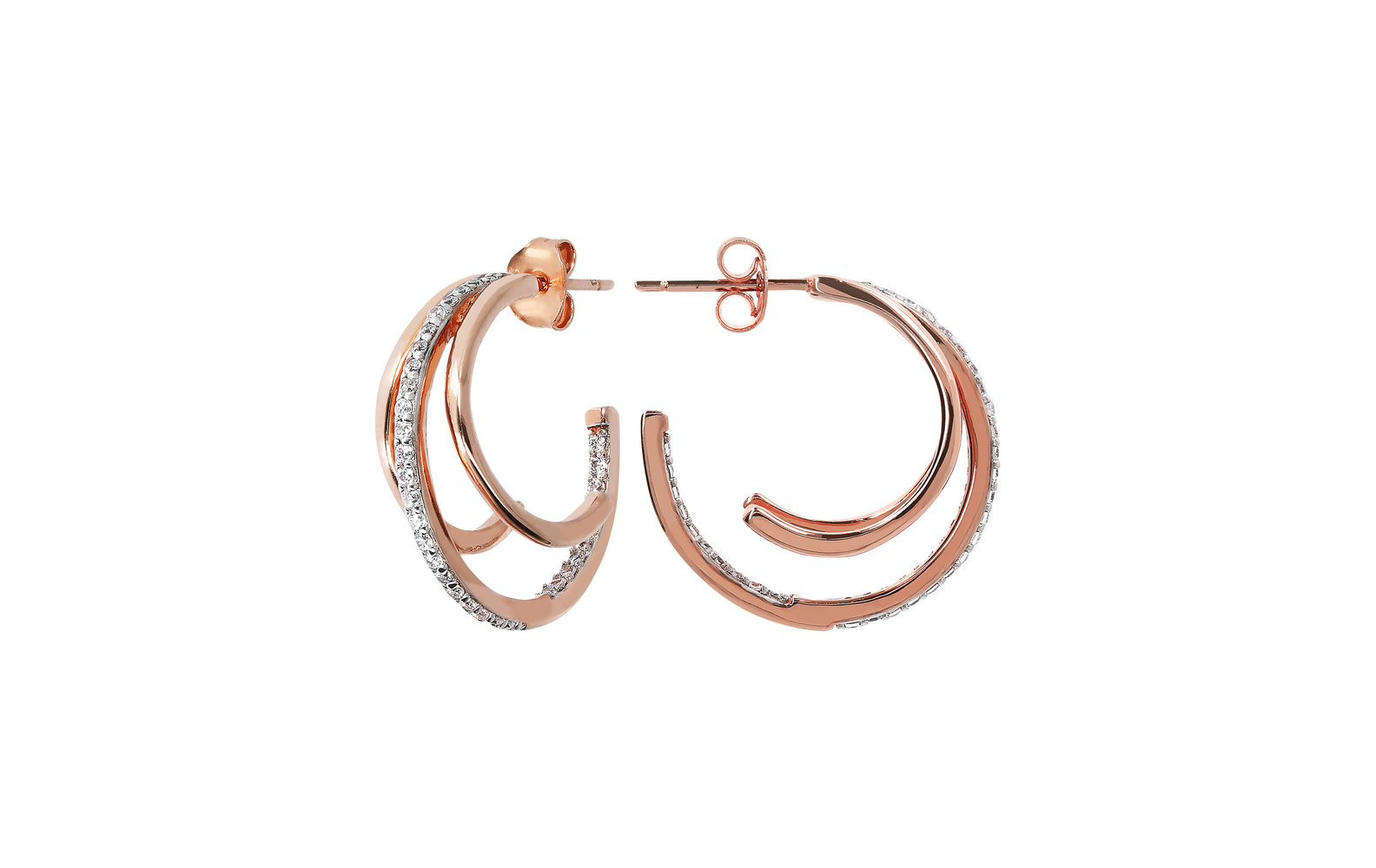 Bronzallure Altissima hoop earrings