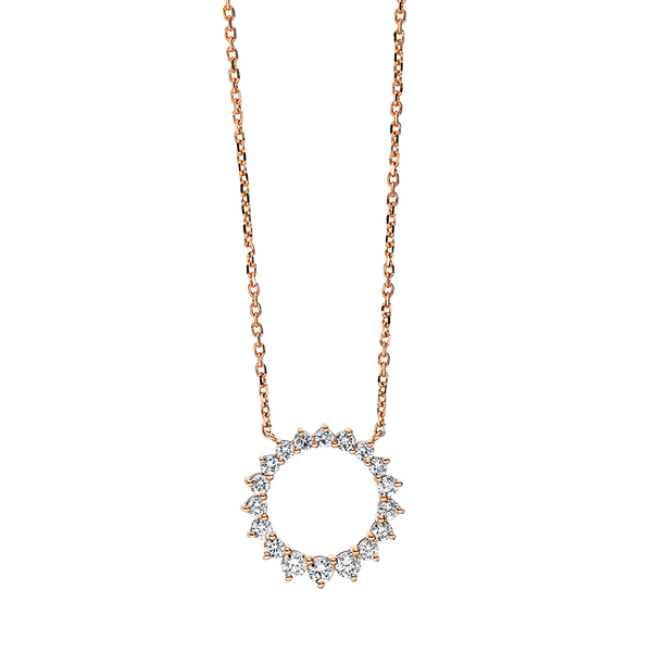 Brogle Classic Kette mit Diamantkreis Brogle Classic Kette mit Diamantkreis