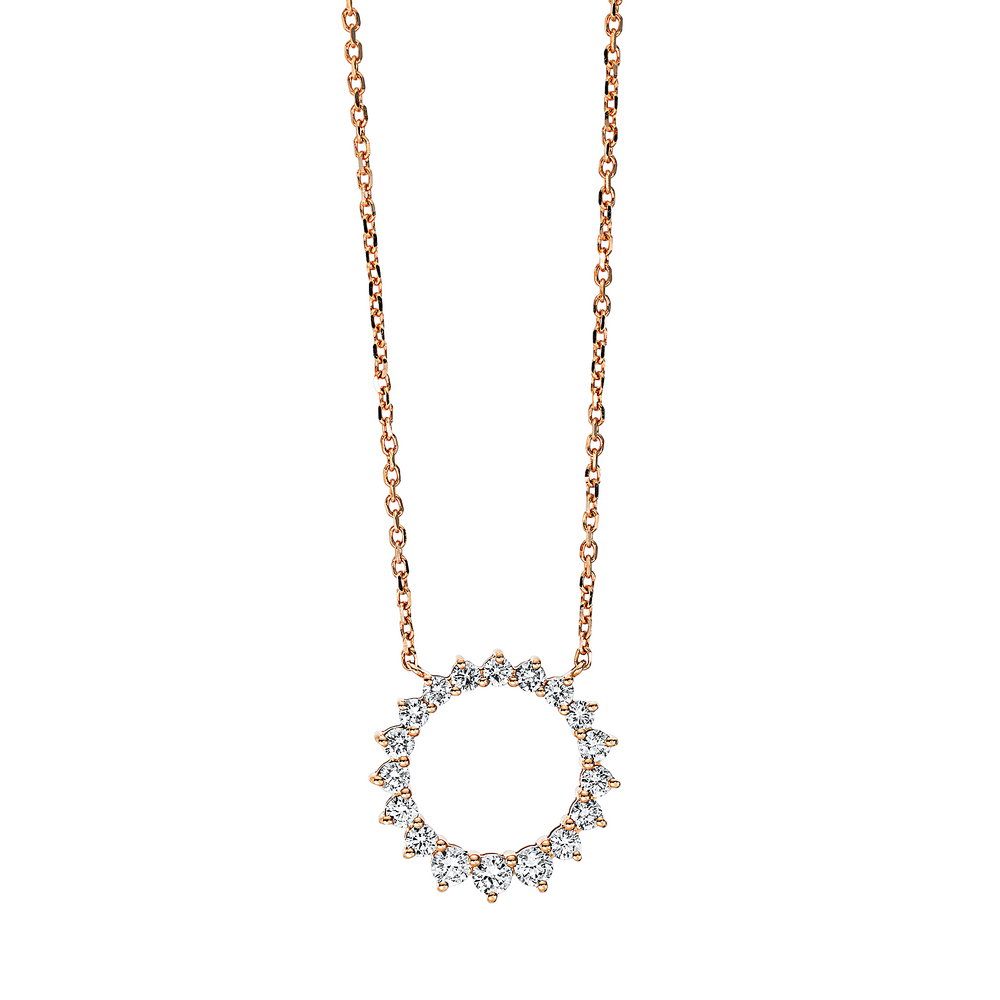 Brogle Classic Kette mit Diamantkreis Brogle Classic Kette mit Diamantkreis