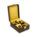 Friedrich Uhrenbox Carbon 4 - Gelb
