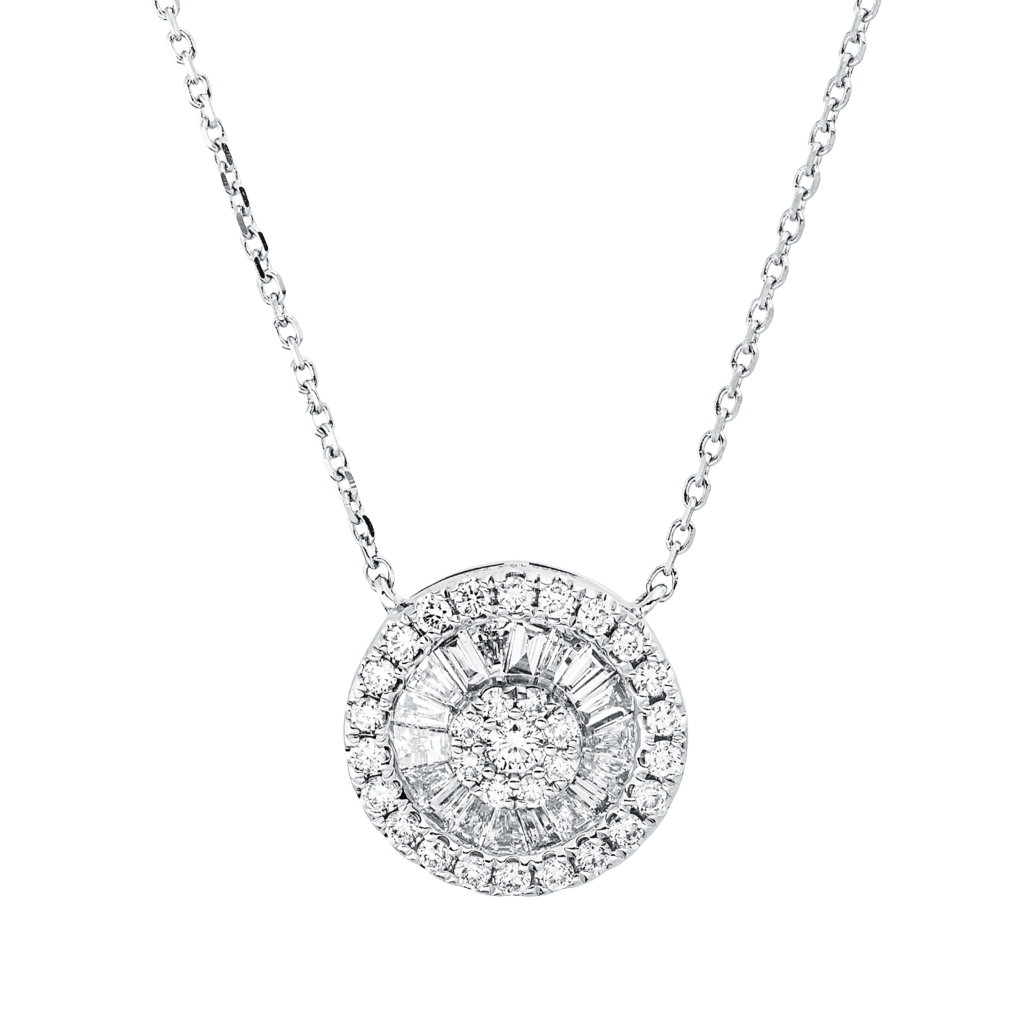 Brogle Classic necklace with diamond pendant Brogle Classic necklace with diamond pendant