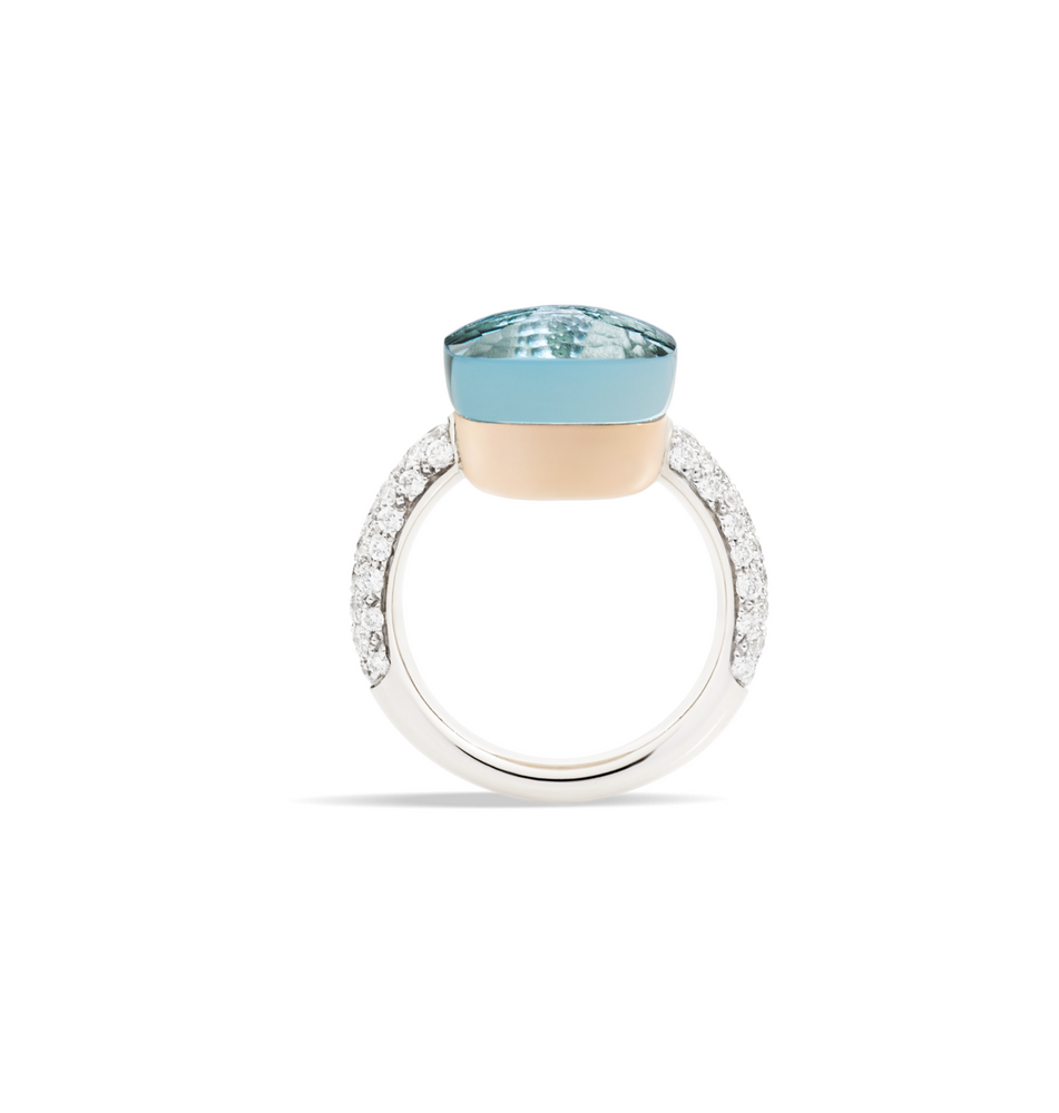 Pomellato Nudo Maxi Blue Topaz Ring