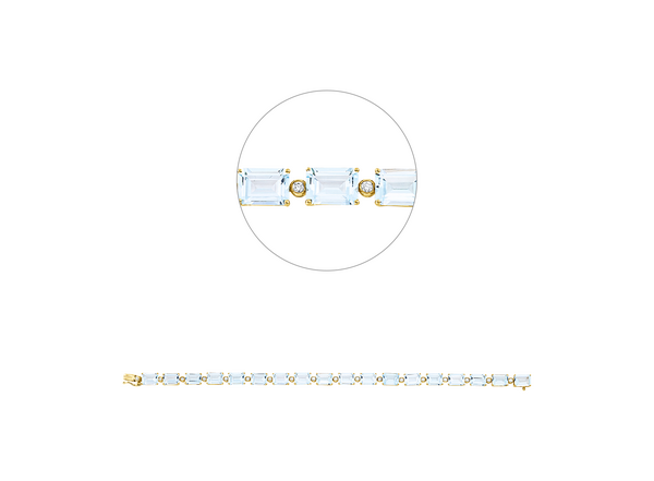 Brogle Classic Sky topaz bracelet Brogle Classic Sky topaz bracelet