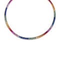 Brogle Selection Bicolor Sapphire Necklace Rainbow Brogle Selection Bicolor Sapphire Necklace Rainbow