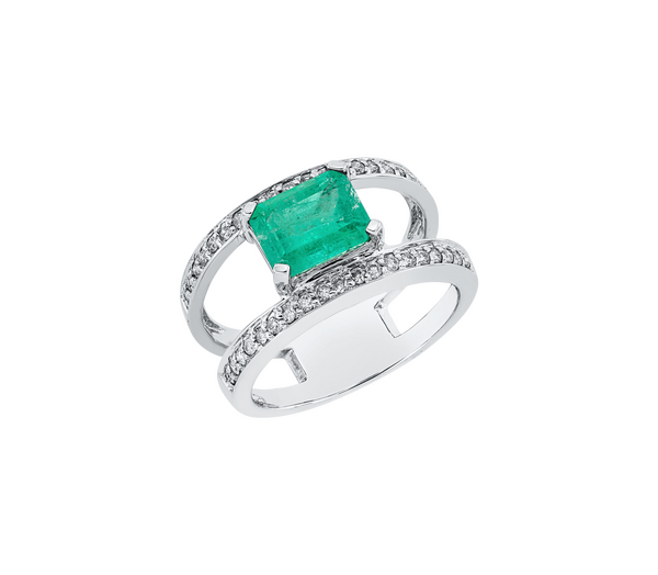 Brogle Classic emerald ring