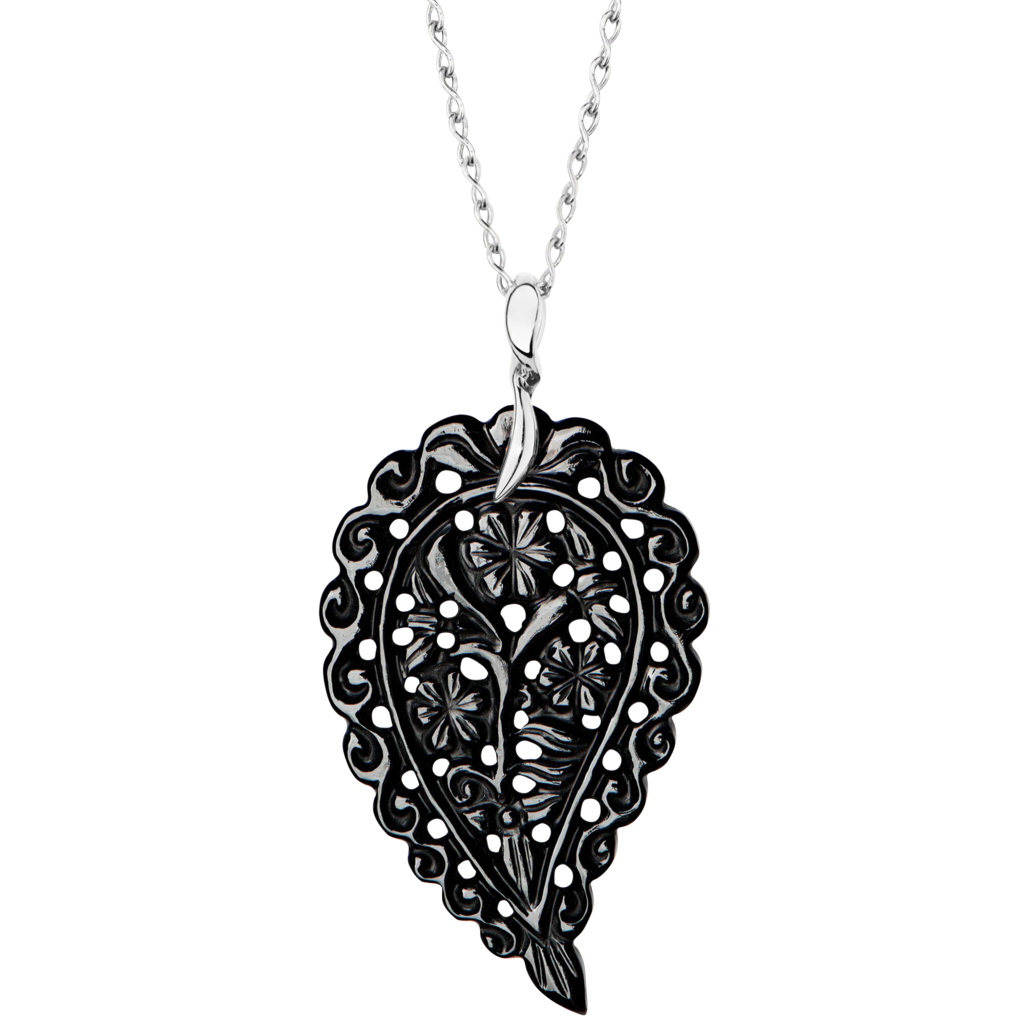 Tamara Comolli India Leaf Onyx L Pendant Tamara Comolli India Leaf Onyx L Pendant