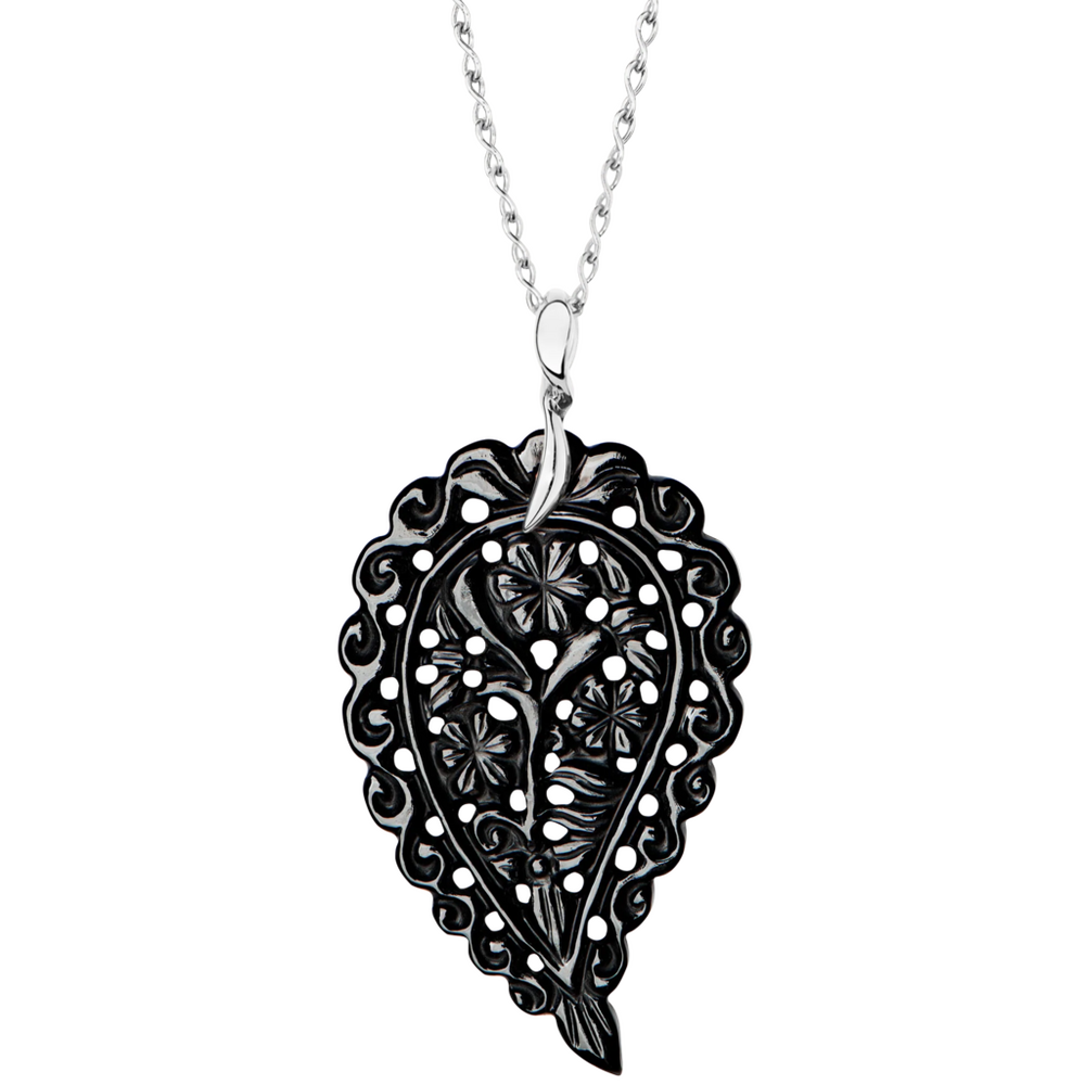 Tamara Comolli India Leaf Onyx L Pendant Tamara Comolli India Leaf Onyx L Pendant