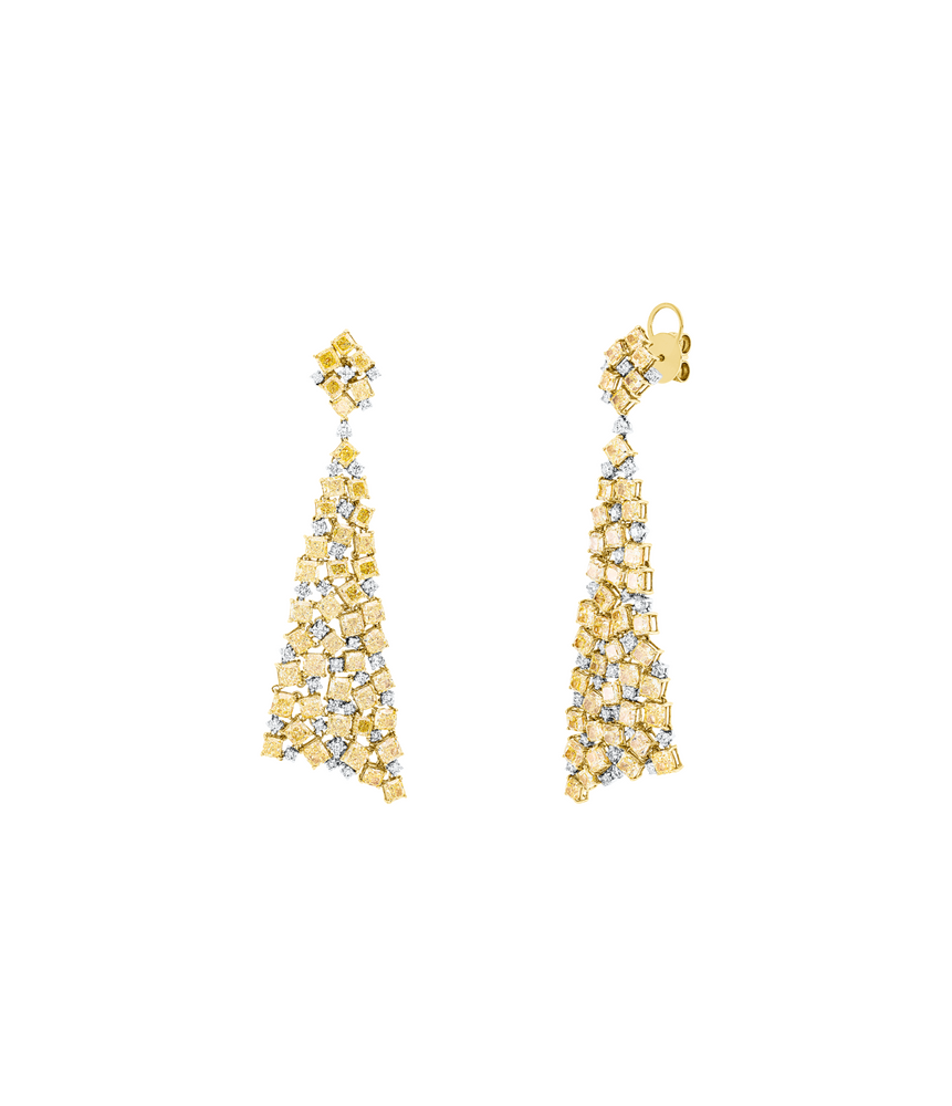 Brogle Selection Bicolor diamond earrings