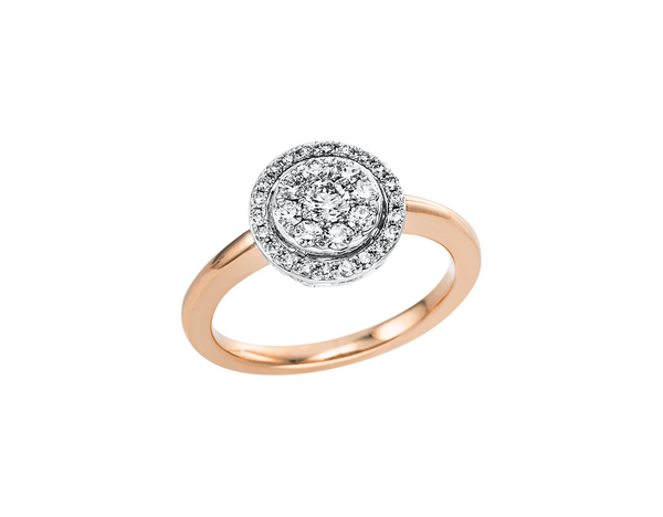 Brogle Classic Bicolor Diamond Ring