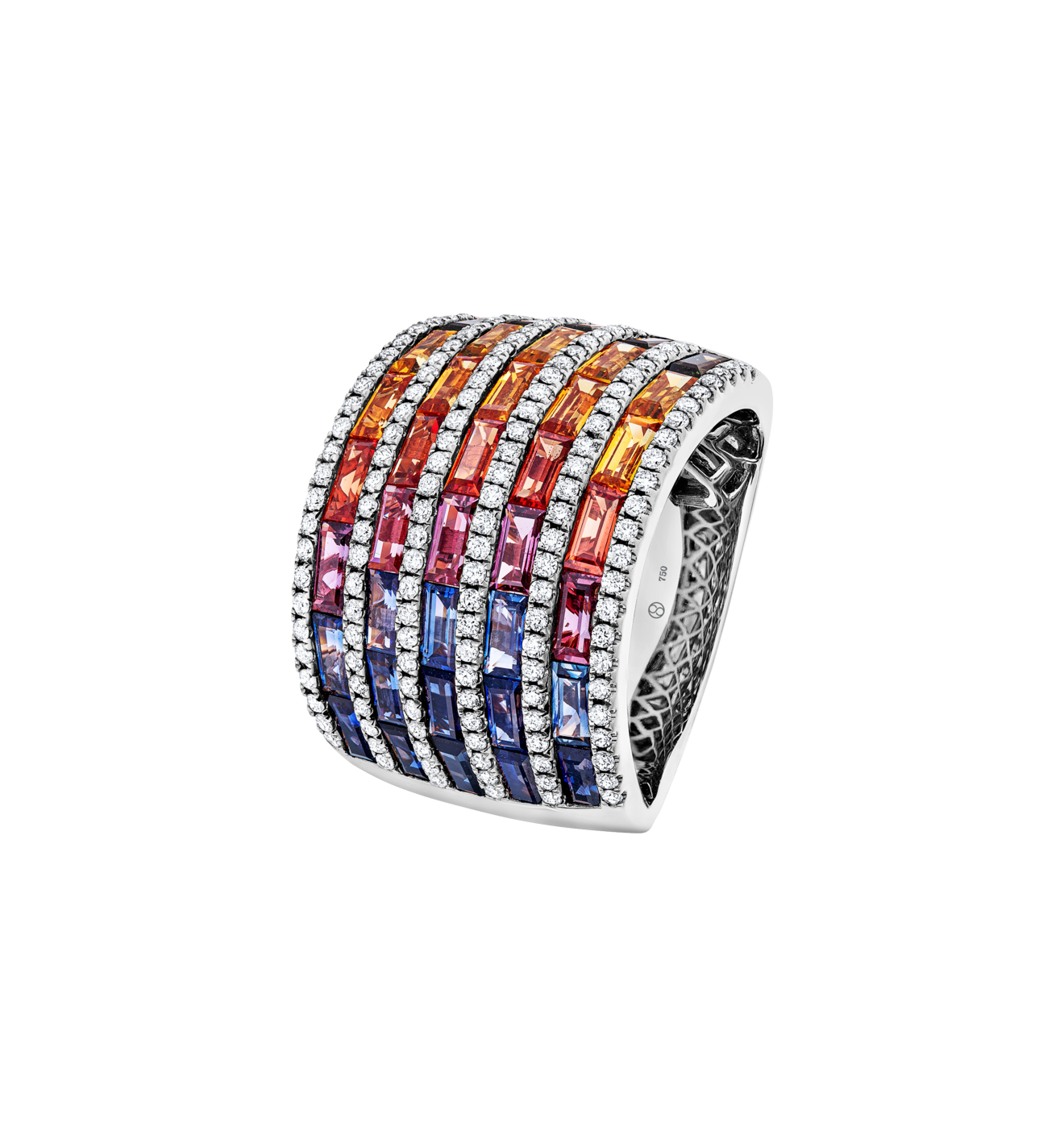 Brogle Selection sapphire ring Rainbow Brogle Selection sapphire ring Rainbow