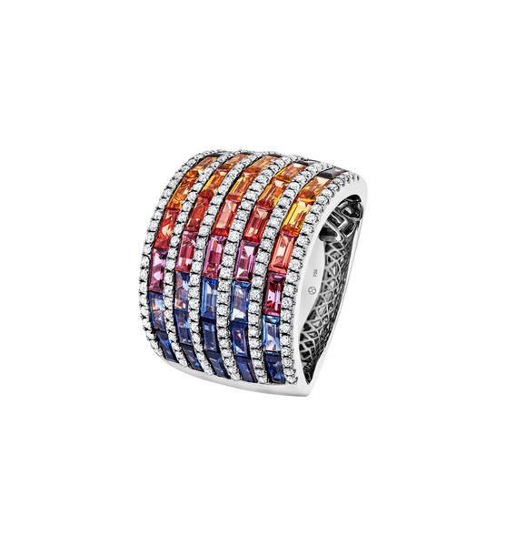 Brogle Selection sapphire ring Rainbow Brogle Selection sapphire ring Rainbow