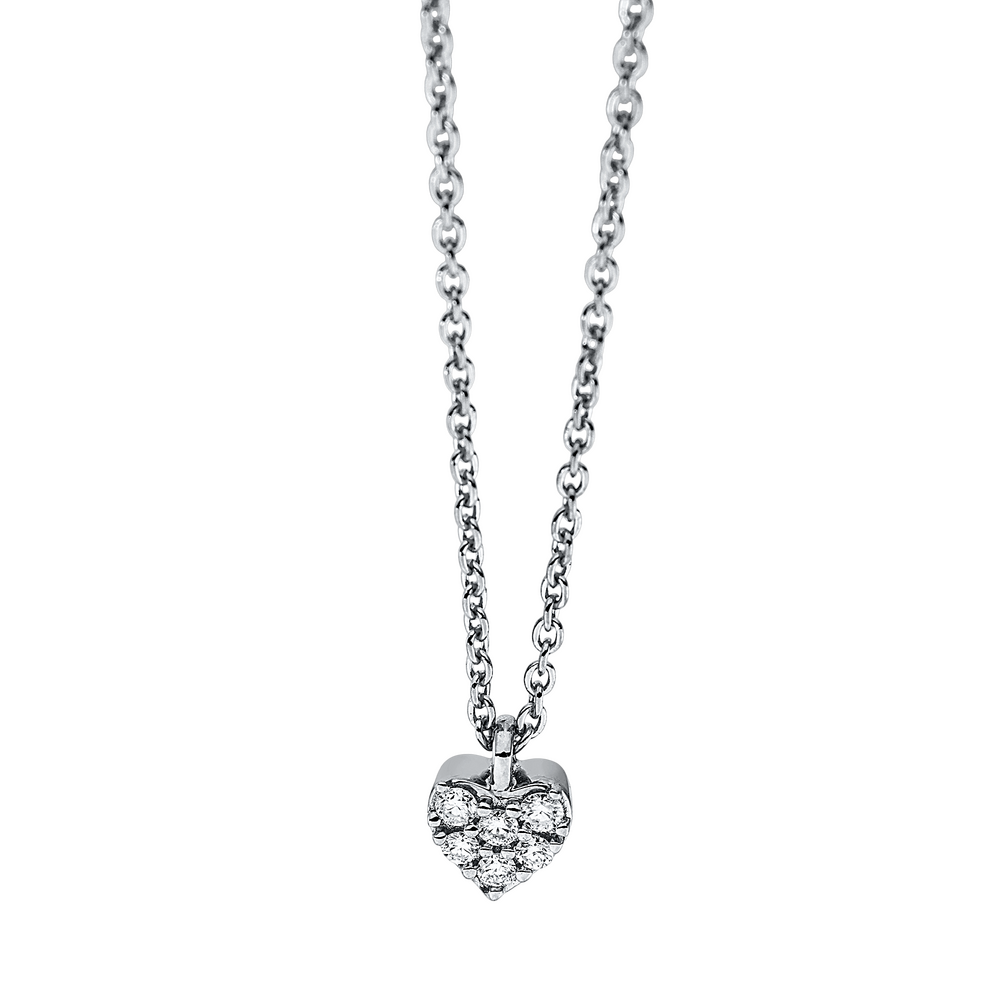 Brogle Selection Illusion gold chain with diamond pendant