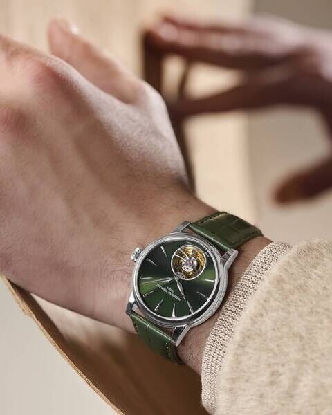2025 Frederique Constant FC 980GR3H6 Classic Tourbillon Manufacture Green3 a283bc09a73d8ab26