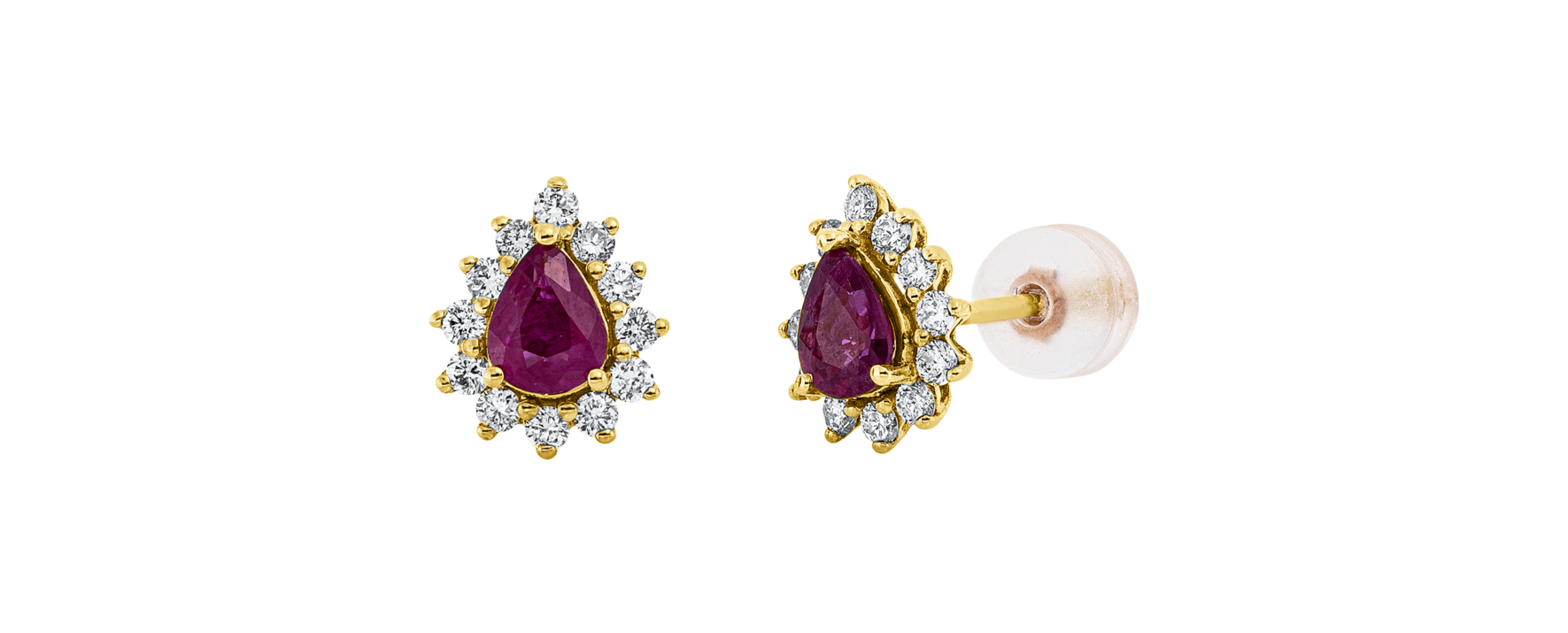 Brogle Classic ruby stud earrings Brogle Classic ruby stud earrings