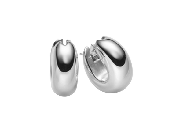 Brogle Classic gold hoop earrings 7mm Brogle Classic gold hoop earrings 7mm