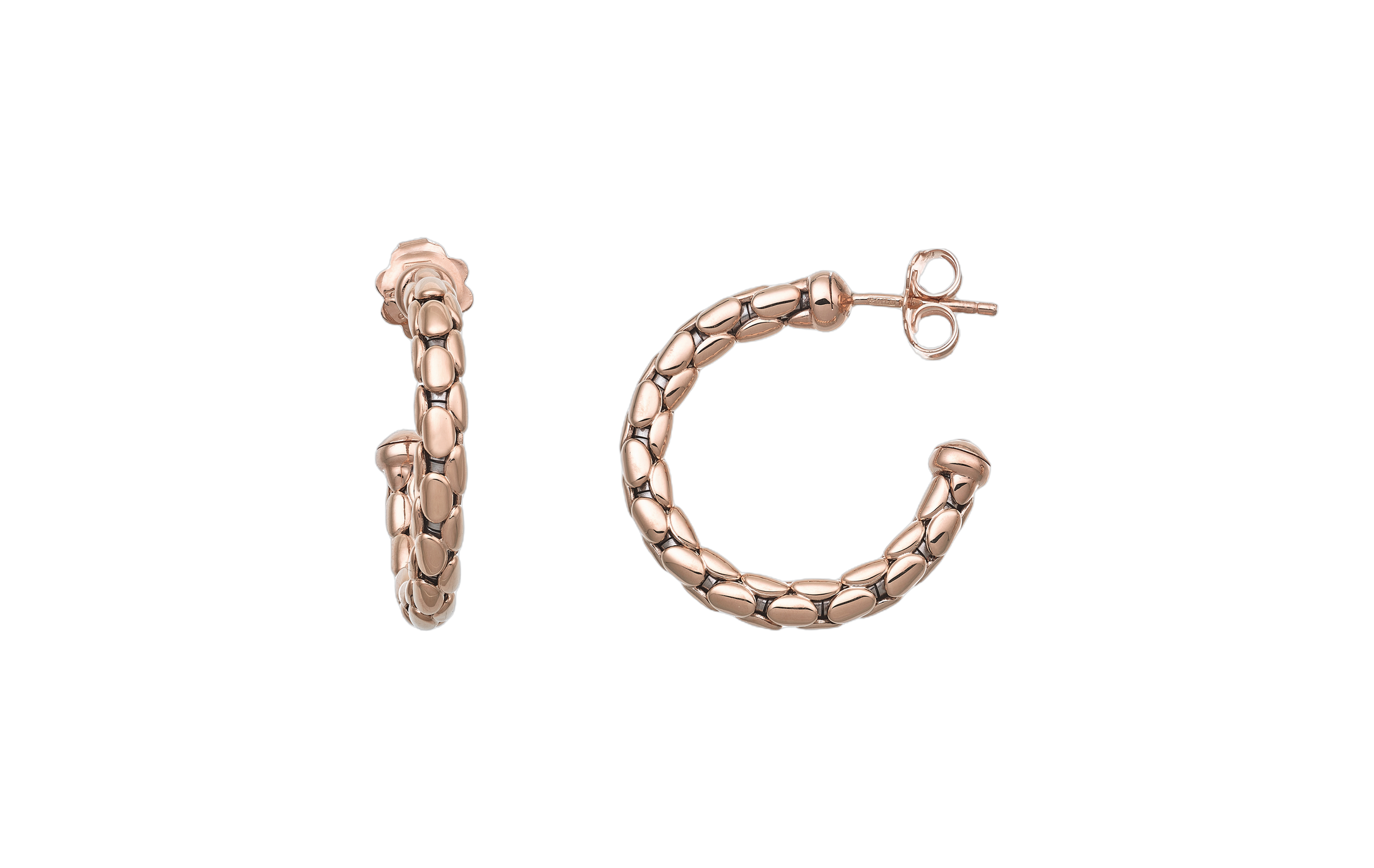 Chimento Stretch Spring Two-Tone Flexible Earring