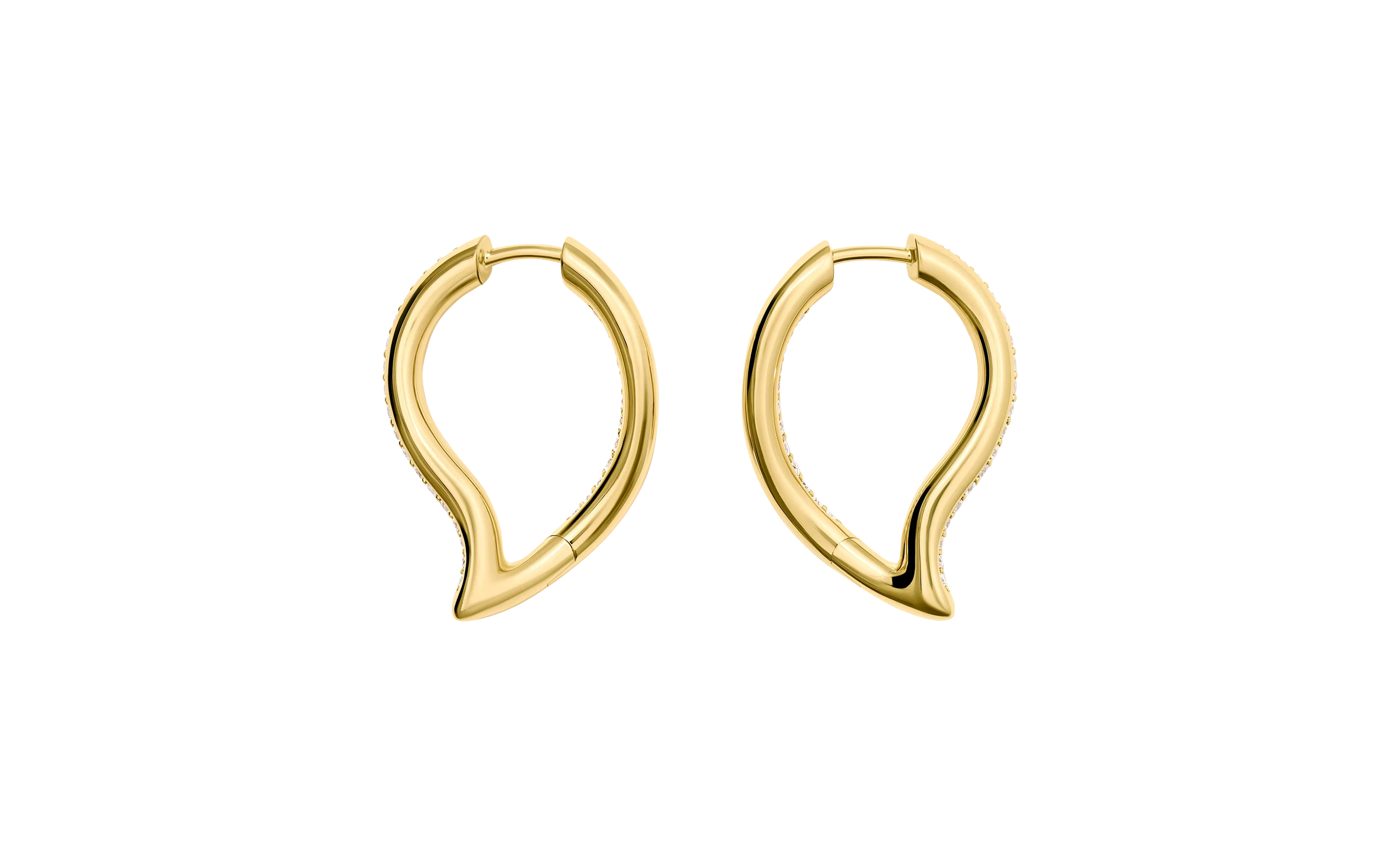 Tamara Comolli Signature Hoop Twisted Drop Earrings Tamara Comolli Signature Hoop Twisted Drop Earrings