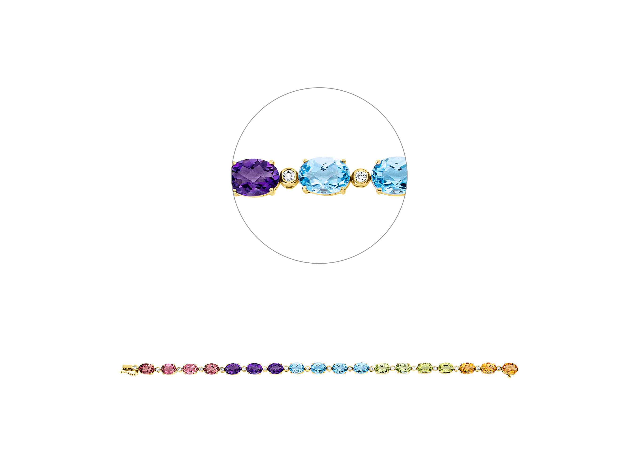 Brogle Classic sapphire bracelet Brogle Classic sapphire bracelet