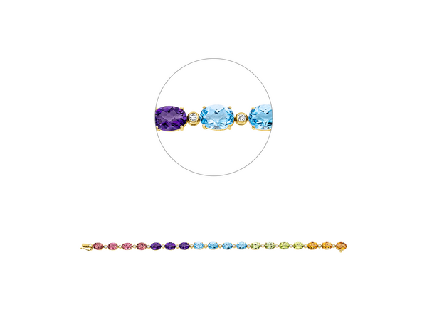 Brogle Classic sapphire bracelet Brogle Classic sapphire bracelet