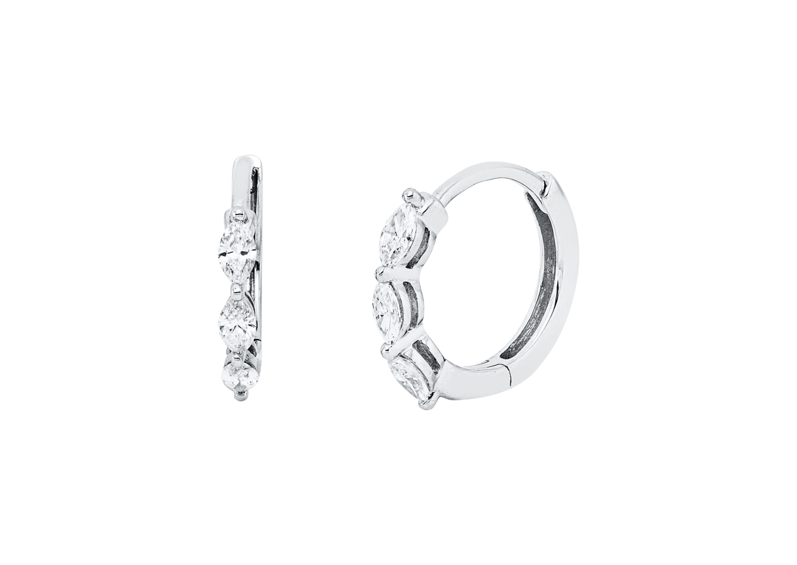 Brogle Classic Diamantcreolen Brogle Classic Diamantcreolen