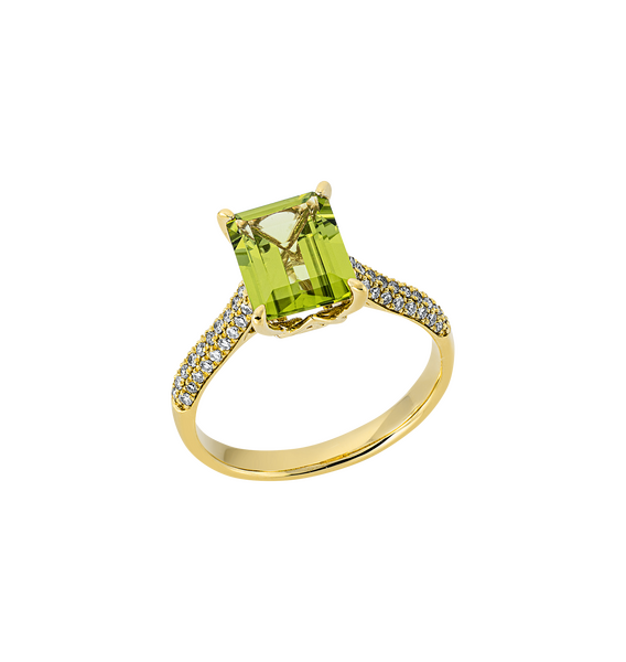 Brogle Classic peridot ring Brogle Classic peridot ring