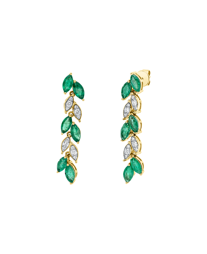 Brogle Classic emerald earrings