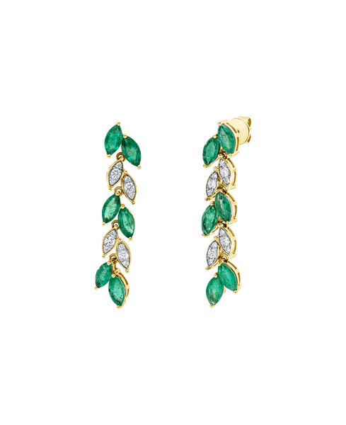 Brogle Classic emerald earrings